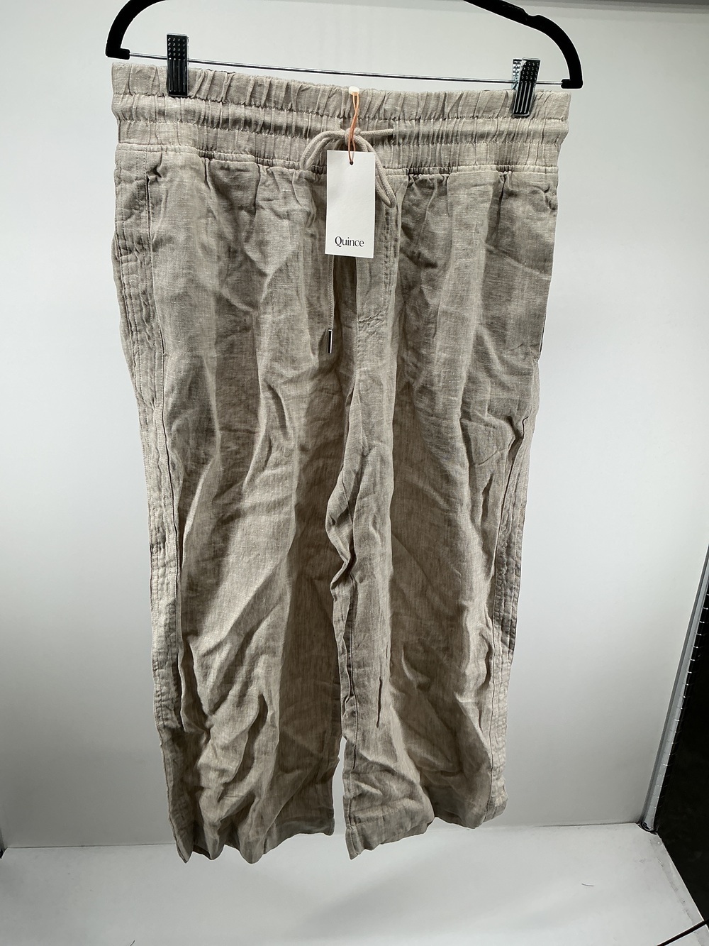 100% European Linen Wide Leg Pants - 26"